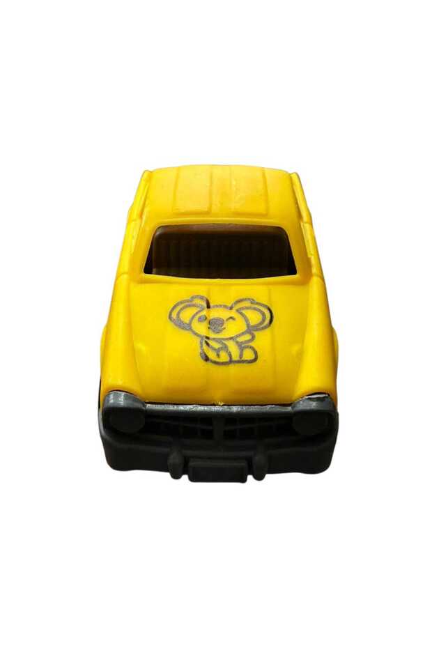 Yellow Koala Patterned Toy Car