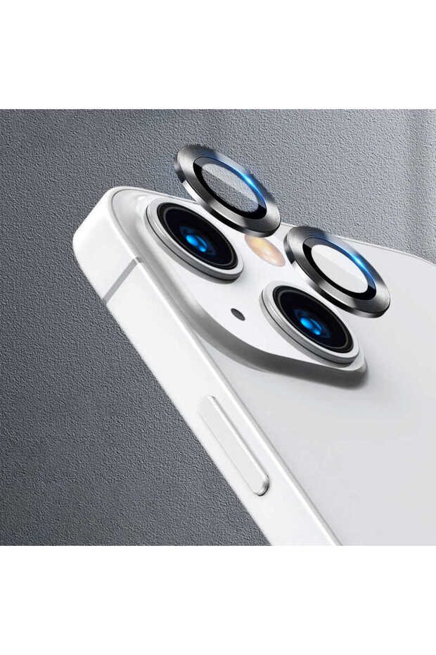 واقي كاميرا USGN CL-04 متوافق مع هاتف iPhone 13 Mini - رمادي