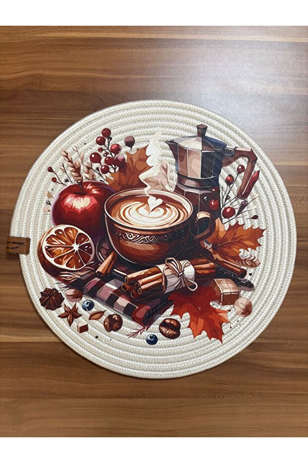 Kahve Baskılı Supla - 1