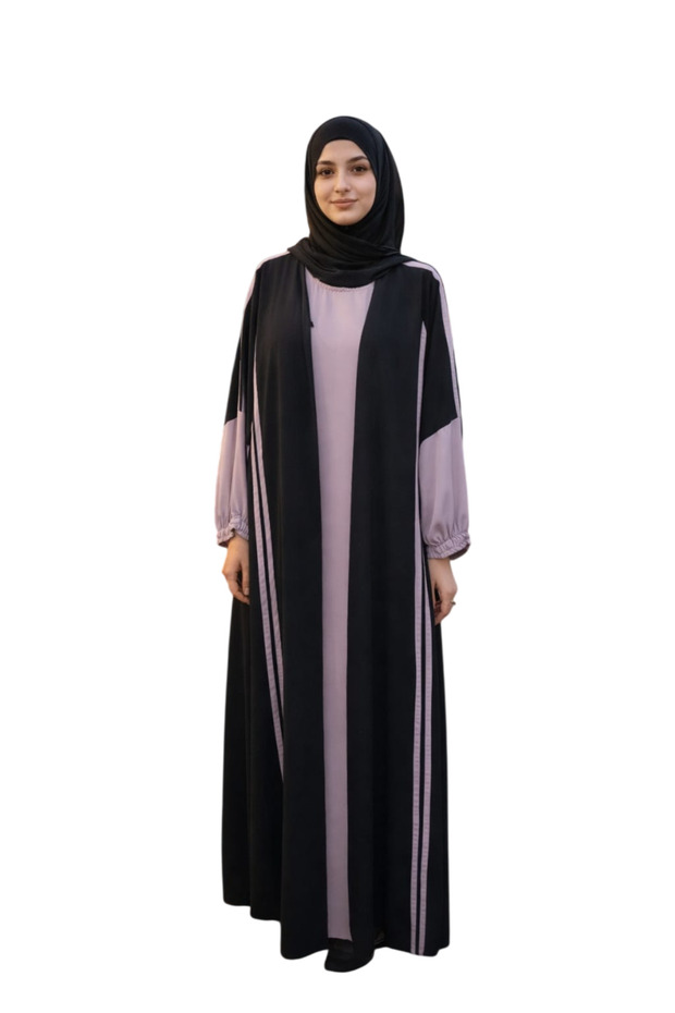Rotella Women’s Comfortable Abaya – Long Sleeve Islamic Abaya for Daily Wear