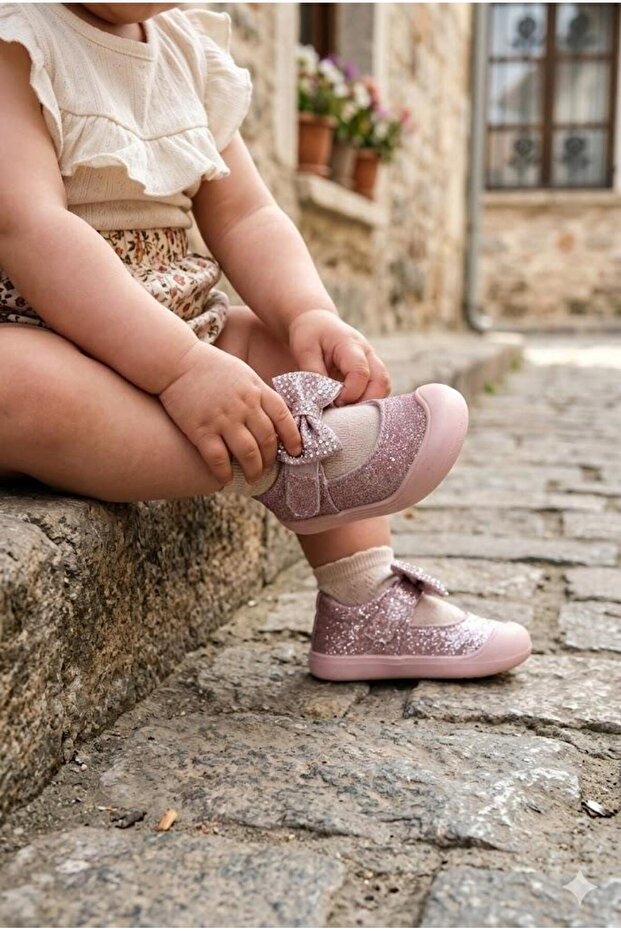 Darla Cool Anatomical Comfortable First Step Shoes for Girls Ballet Flats