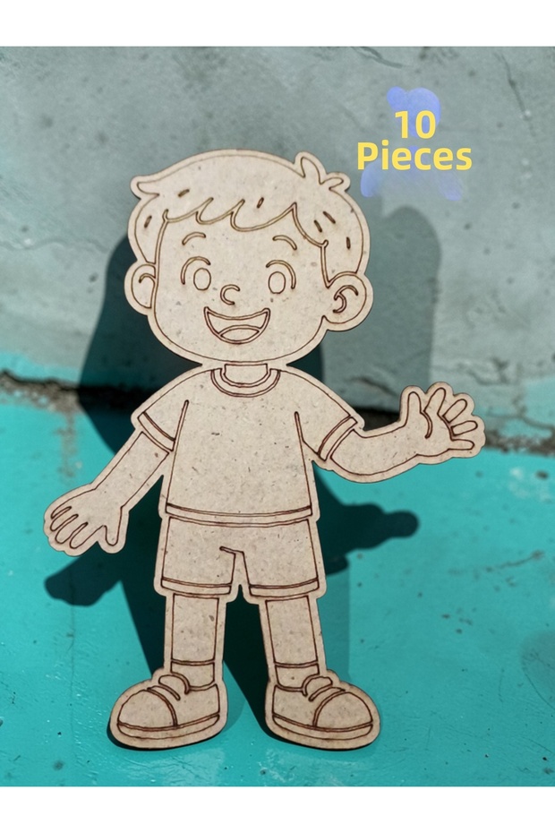 Cute Boys Painting Activity Art Preschool Kindergarten Nursery Activity Set of 10