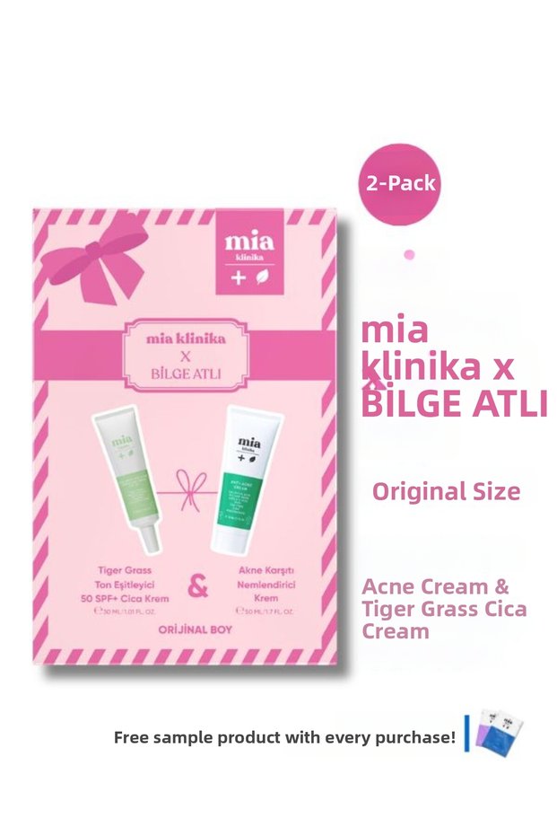 Anti-Acne and Tone Equalizing Cica Cream X Bilge Atlı Set