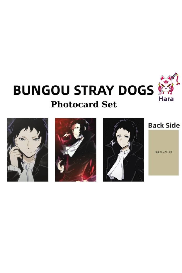 Bungou Stray Dogs Anime Ryunosuke Akutagawa Anime Photocard Set / Collection Card Set