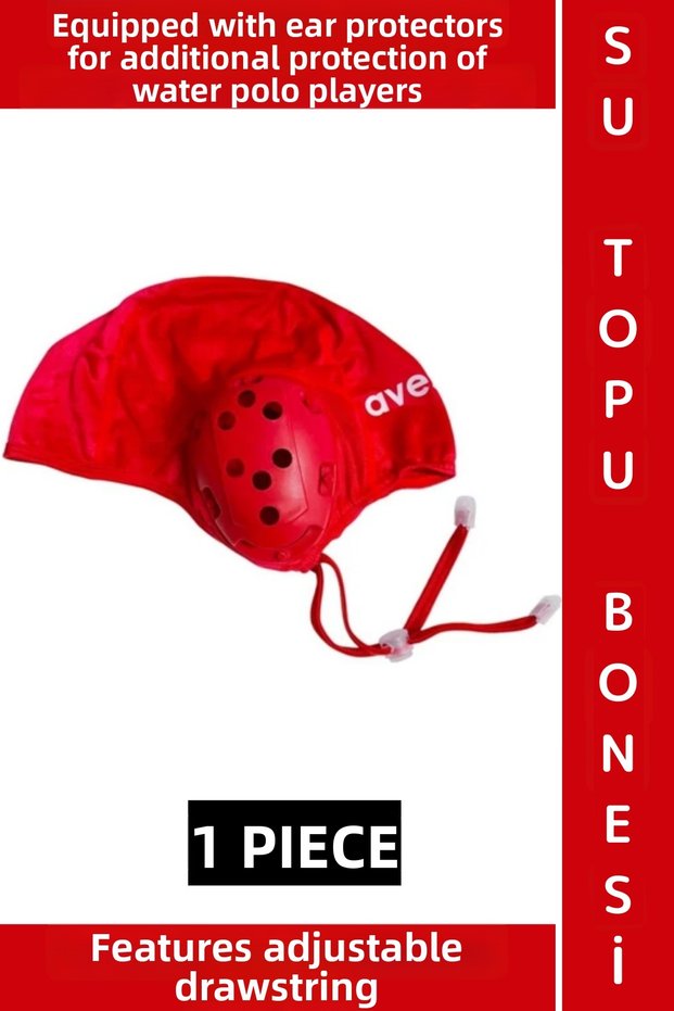 # Sutopubone Chlorine Resistant Very Stylish Women's and Men's Water Polo Cap with Adjustable Cord and Ear Protection
