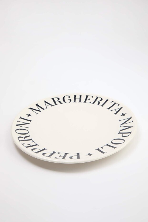Motto Tasarımlı Pizza Tabağı 31 cm TPHSS26TBK00021 - 3