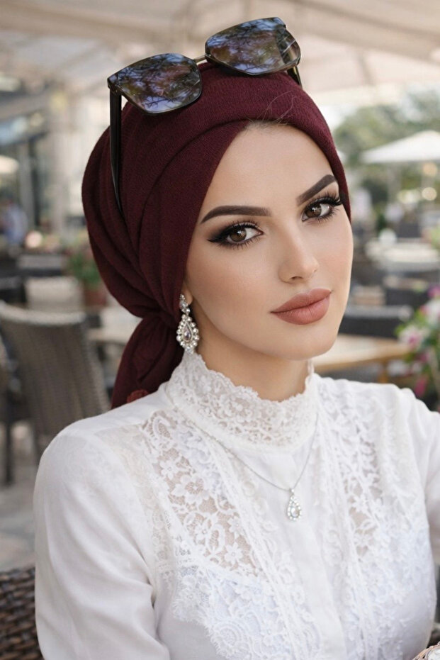 Bordo Çapraz Bone - 1