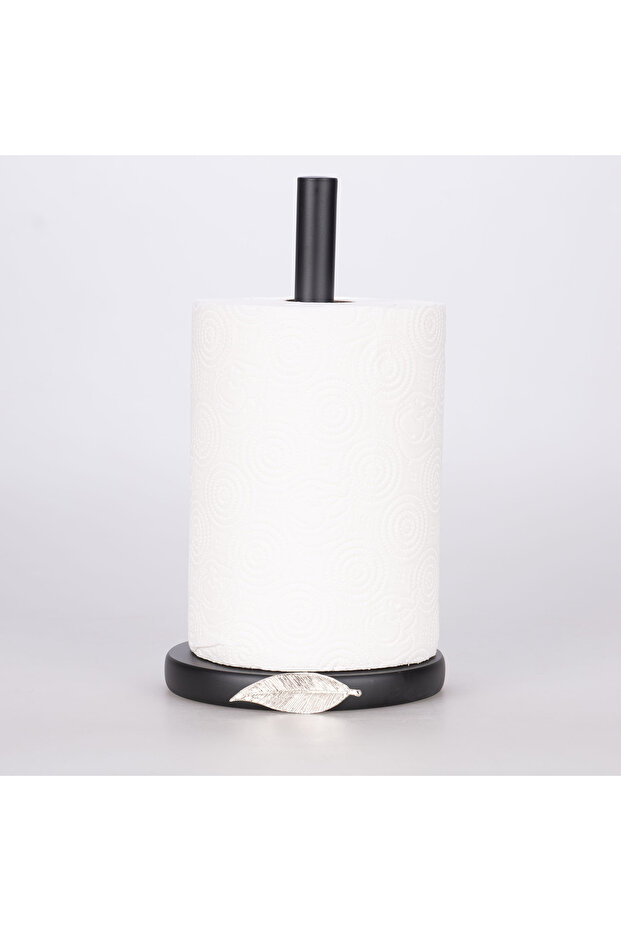 Leaf Kağıt Havluluk Siyah Gümüş - 2