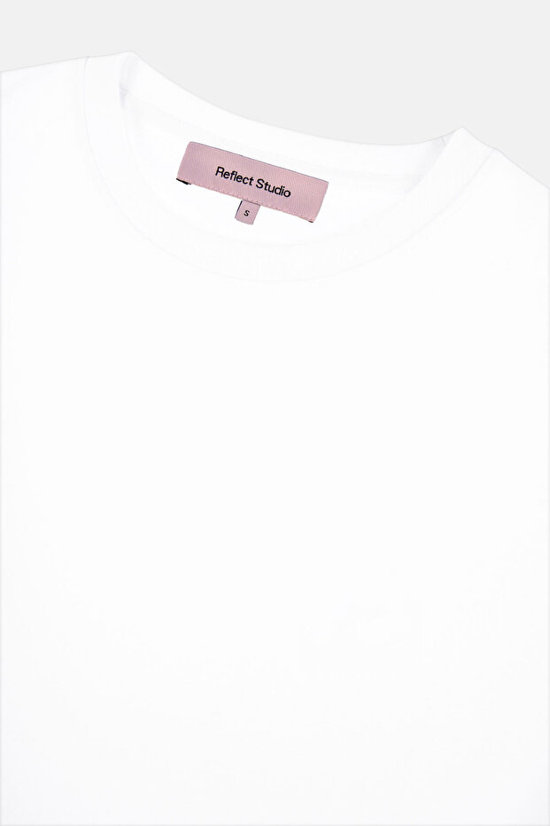 Basic Lightweight T-Shirt - Beyaz - 3
