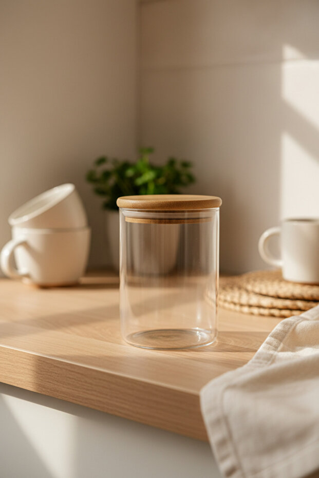 بولا - حاوية تخزين زجاجية صغيرة - 6