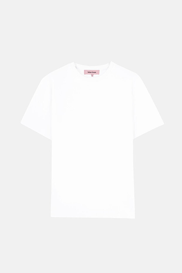 Basic Lightweight T-Shirt - Beyaz - 1