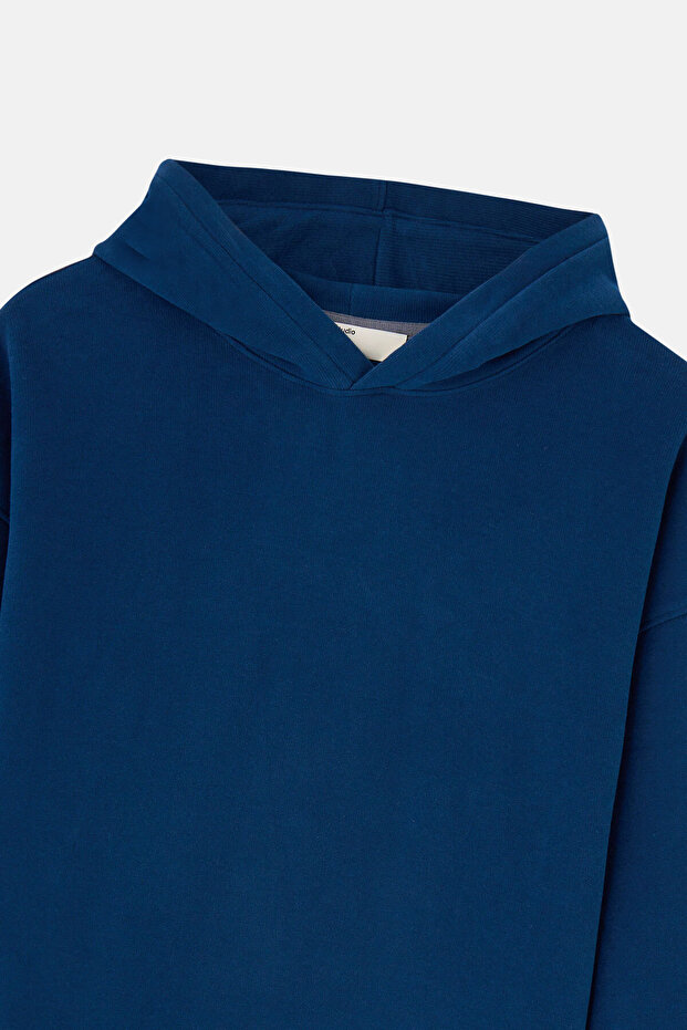 Basic SuperSoft Hoodie - Lacivert - 2