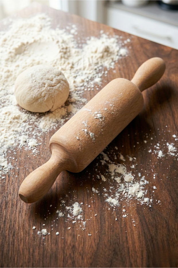 Mini Boy Ahşap Merdane 25 Cm - 2