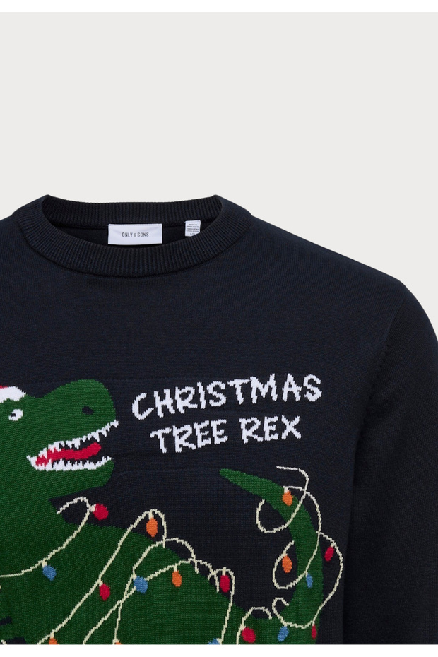 Pullover XMAS PLACE Strickpullover R-Neck - 3