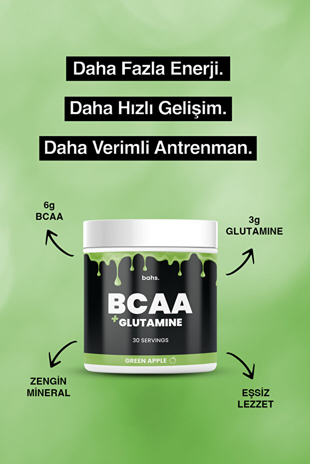 BCAA+ Glutamine - 30 Servis - 300gr - 6