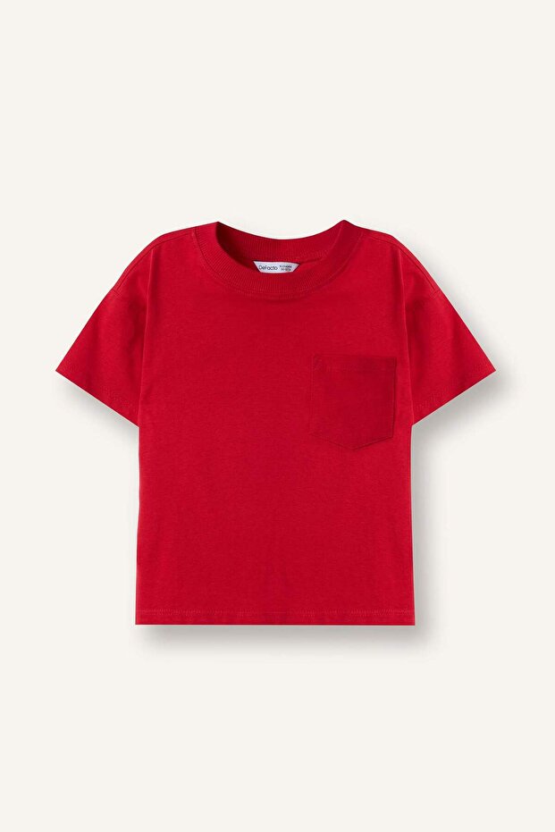 100% Cotton Crew Neck Basic Short Sleeve T-Shirt Baby Boy B7005A525Sm
