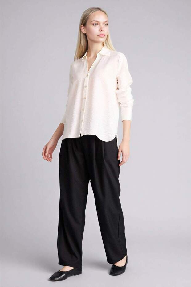 قميص أساسي عادي بأكمام طويلة M9407az - 2