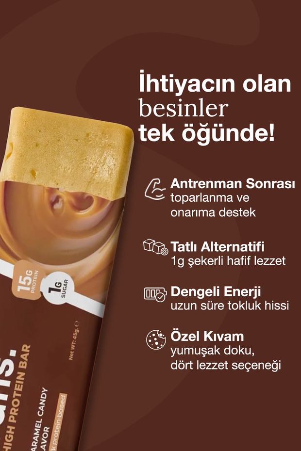 Whey Protein Bar - Caramel Candy - 6