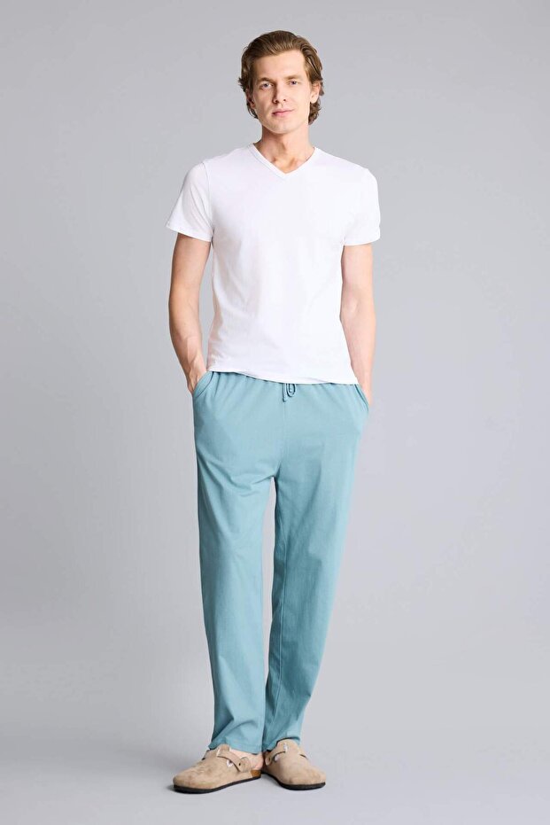 Slim Fit V-Neck Basic Short Sleeve Undershirt - 2