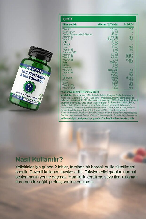 Multivitamin & Multimineral 60 Tablet - 5