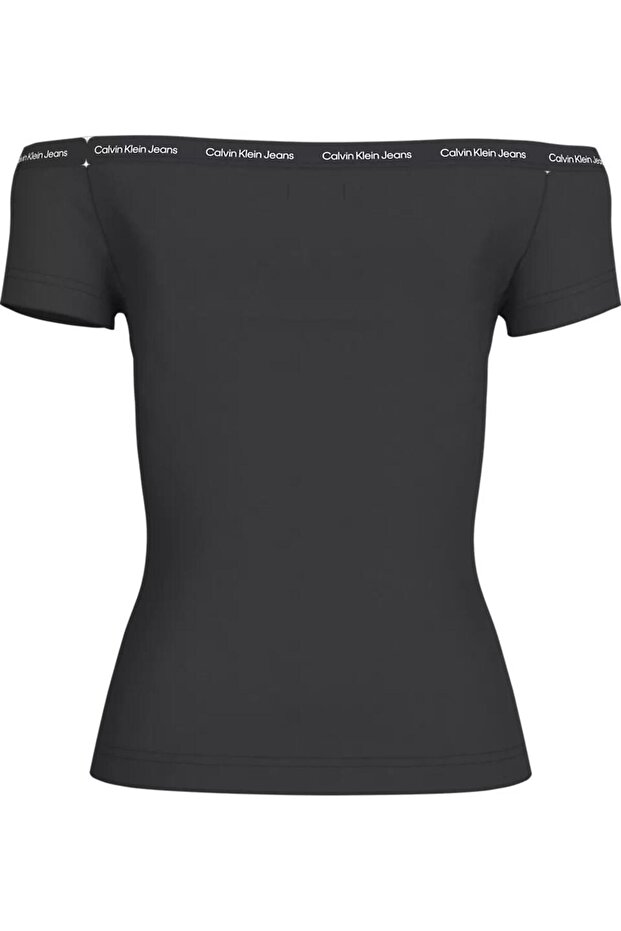 LOGO ELASTIC BARDOT TOP - 2