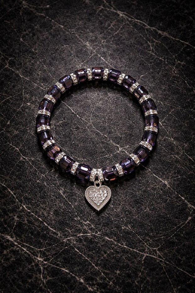 Bright Purple Stone Premium Women's Bracelet
