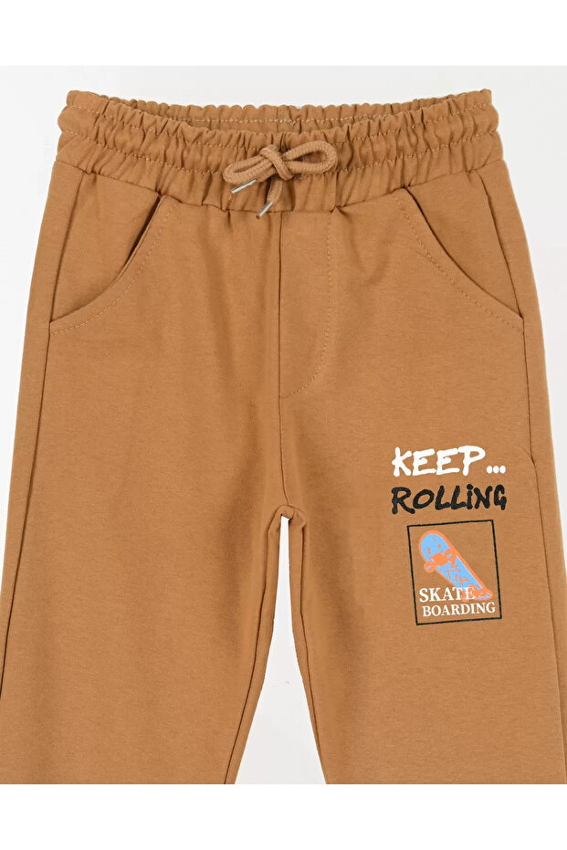 بنطلون رياضي للأولاد بطباعة بسيطة - 2