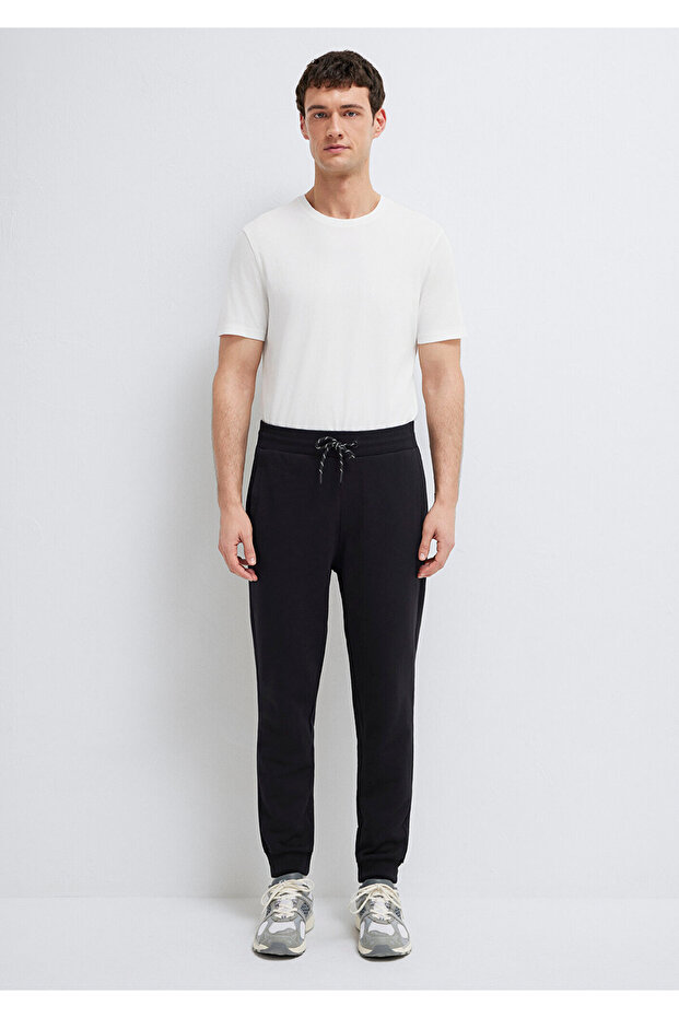 Siyah Basic Eşofman Altı 066907-900 - 3