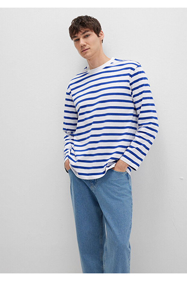 Striped T-Shirt Loose Fit / Loose Relaxed Fit 0612857-70907