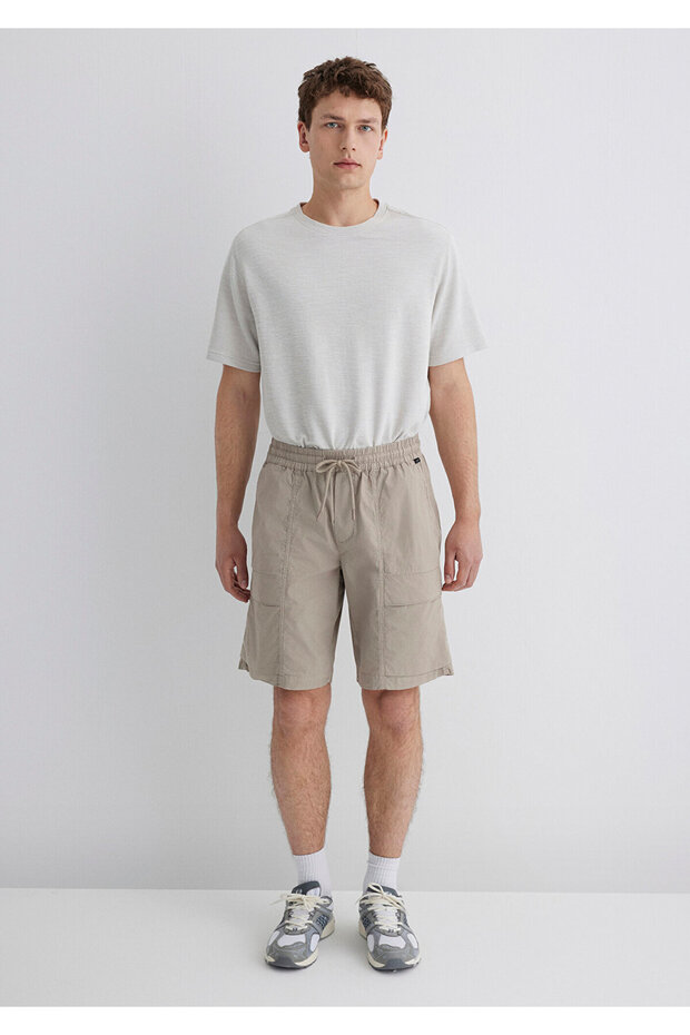 Bej Kargo Şort 0410269-80697 - 3