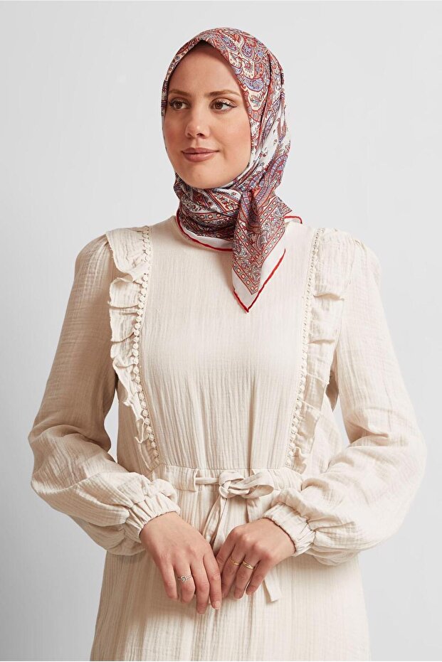 وشاح منقوش 8537 - 1