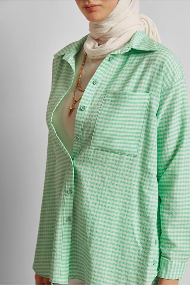 تونيك قطن منقوش منقوش 45779 - 3