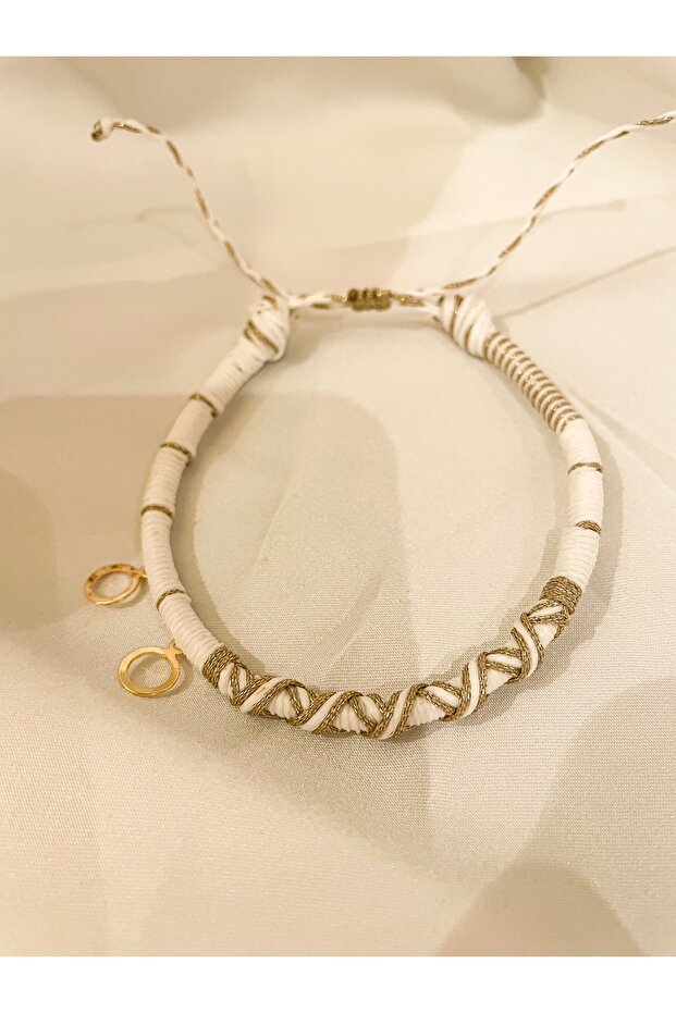 White Cocoon Anklet