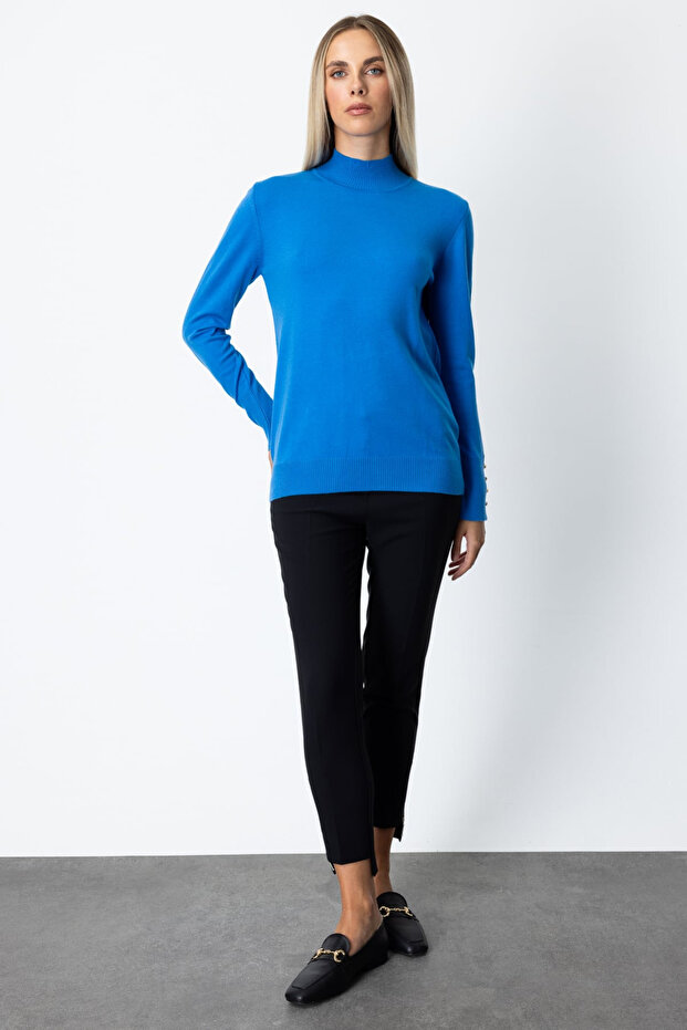 سترة أساسية بياقة عالية - 4