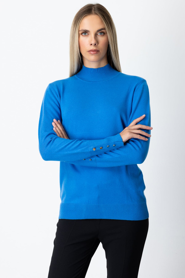 سترة أساسية بياقة عالية - 2