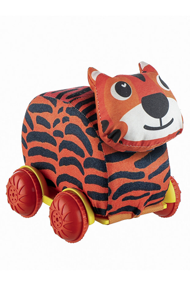 Peluş Kaplan Bebek Oyuncağı Araba - 1