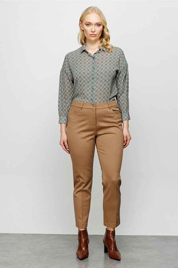 بنطلون لامع بخمسة جيوب - 2