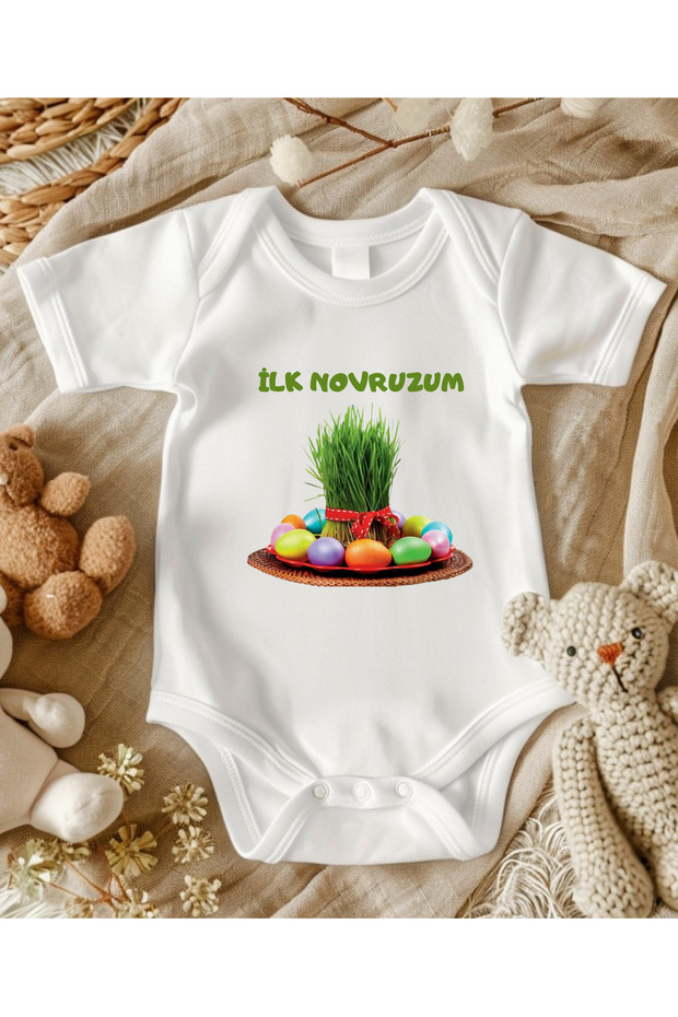 Novruz Bayram Written Baby Bodysuit