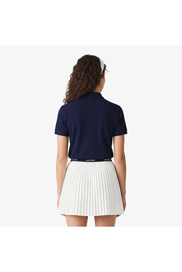 Kadın Regular Fit Organik Pamuk Lacivert Polo - 2