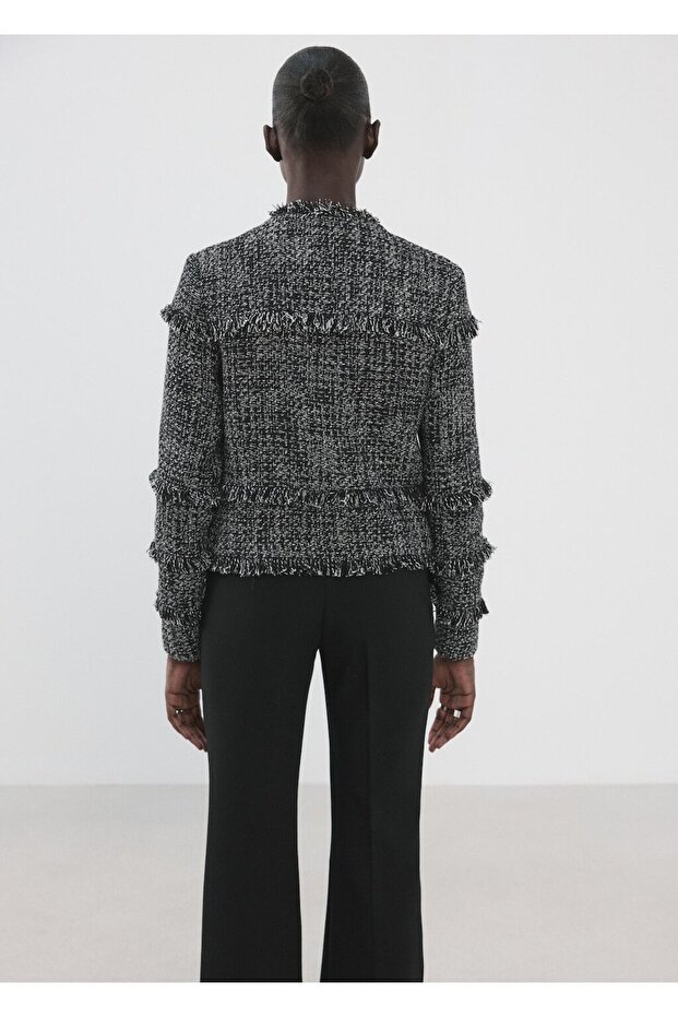 Dikişsiz tüvit ceket - 4