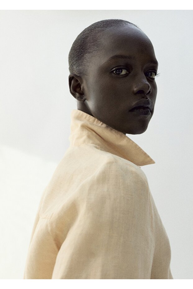 Cepli keten gömlek - 6