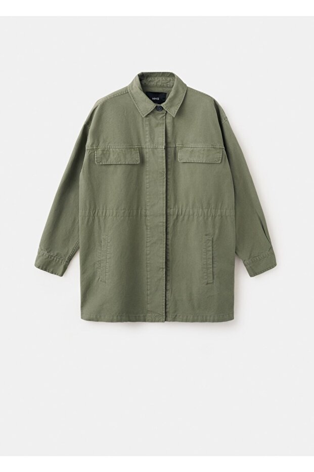 Oversize denim parka - 3