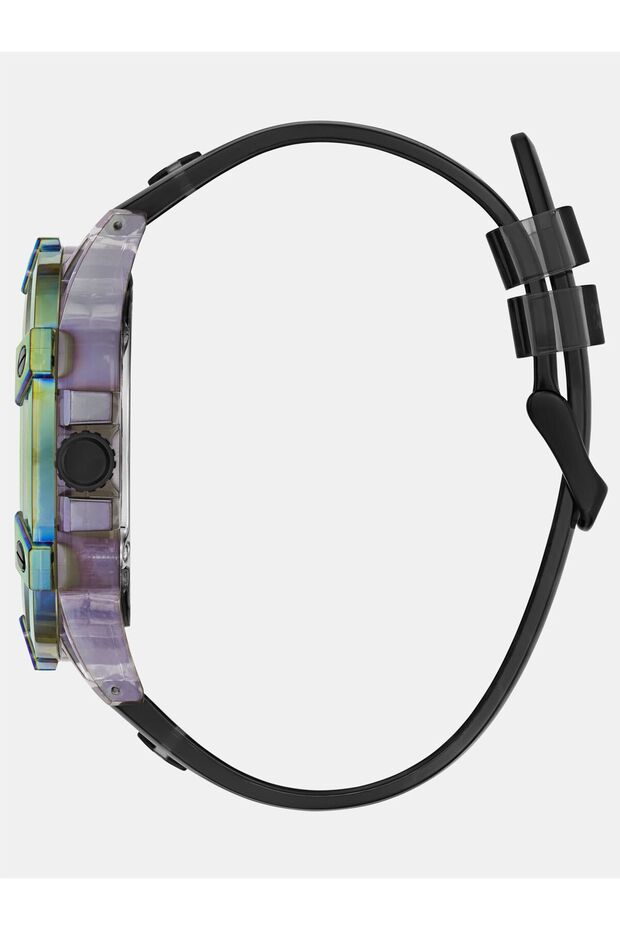 ساعة رجالية سوداء متعددة الوظائف - 3