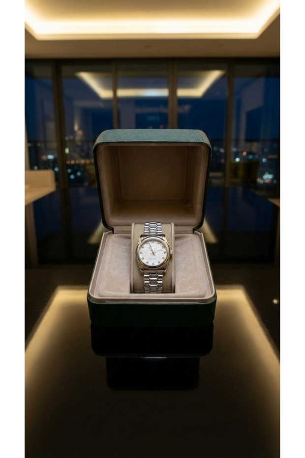Women's Steel Watch Silver Color Luxury Special Design | Special Leather Boxed, Stylish Limited Edition 2026