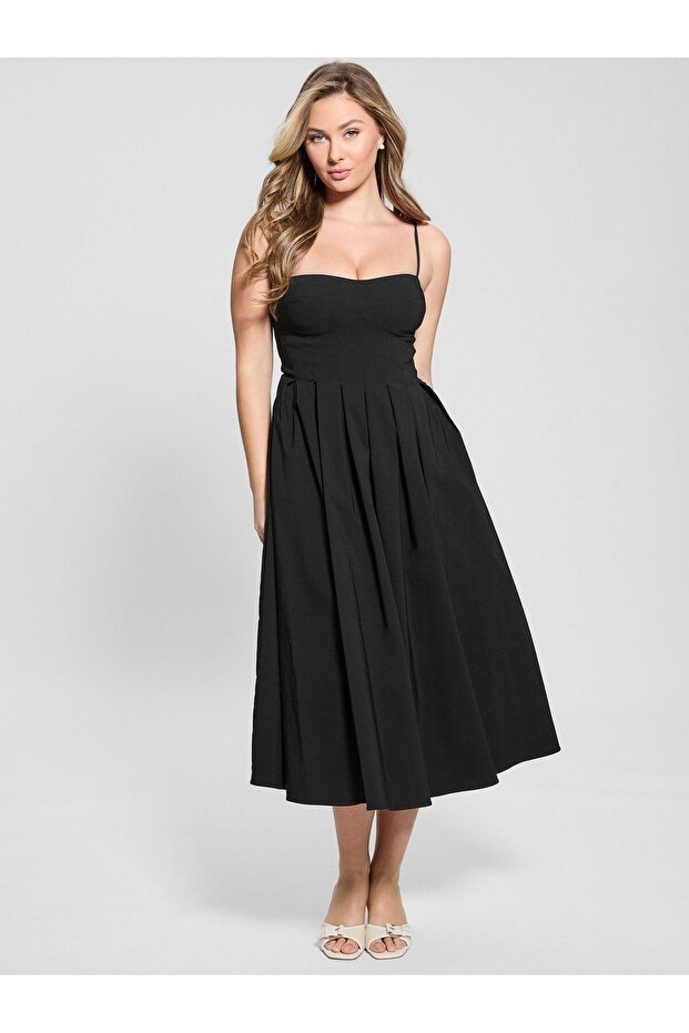 Stretch midi dress