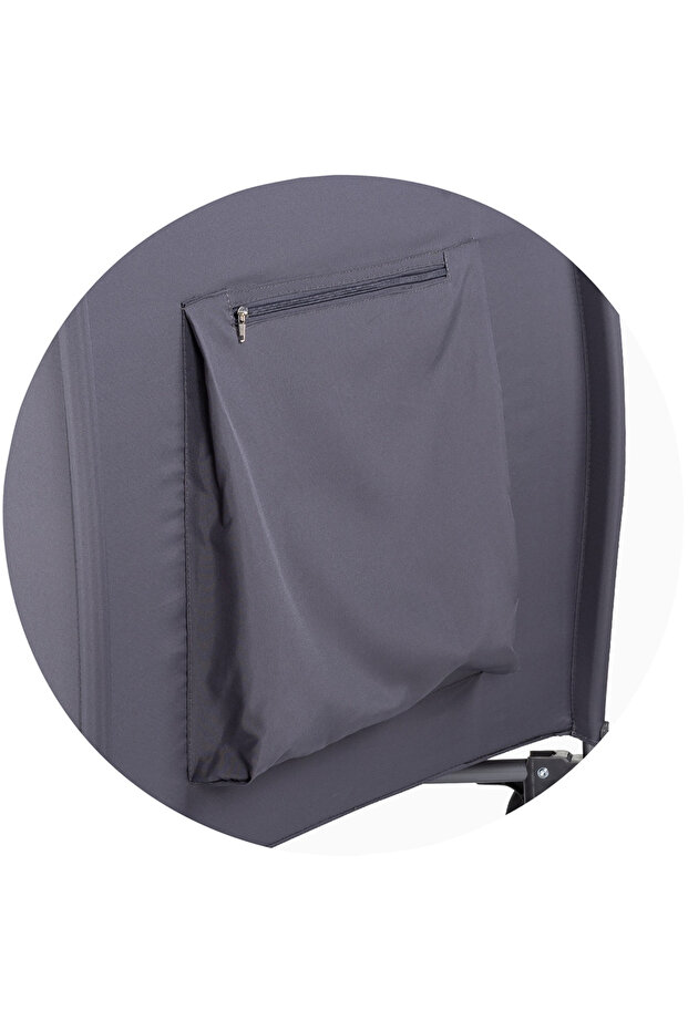 Bella anthracite folding cot - 5