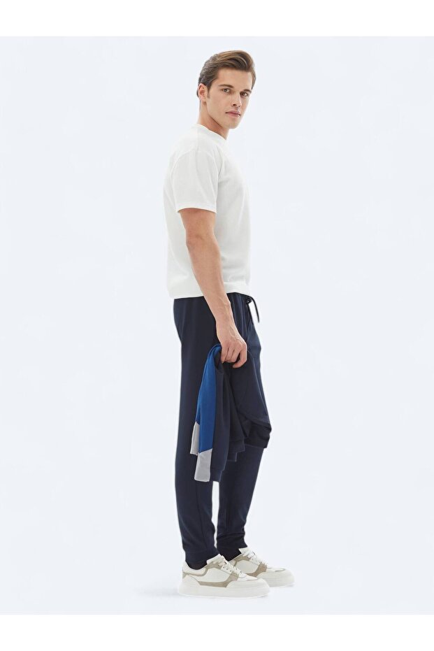 Pantaloni de trening bleumarin - 4
