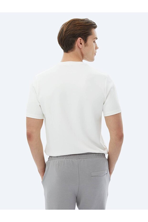 Μπλουζάκι Ecru Plain Crew Neck - 7