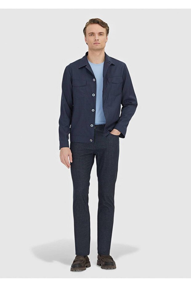 Lacivert Gömlek Ceket - 2
