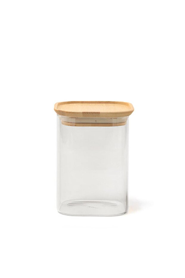 Transparent Glass Storage Container 1.1 Lt